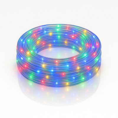 HSD Multicolour 10M Flexi Led Multifunction Rope LightIndoor And Outdoor Battery Operated With 8 Function Timer (6H On / 18H Off) from B&Q