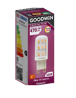 Generic Goodwin  Capsule Clear G9 300D 4.5W/40W 470Lm Dimmable Ra90 6500K Led Lamp (312) from B&Q
