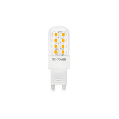 Goodwin  Capsule Clear G9 300D 4.5W/40W 470Lm Non-Dimmable Ra80 4000K Led Lamp from B&Q