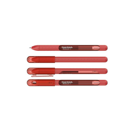 Accessotech 4 Pack Red Paper Mate Inkjoy 0.7mm Gel Pens Retractable Smooth Drying Writing Pens from B&Q