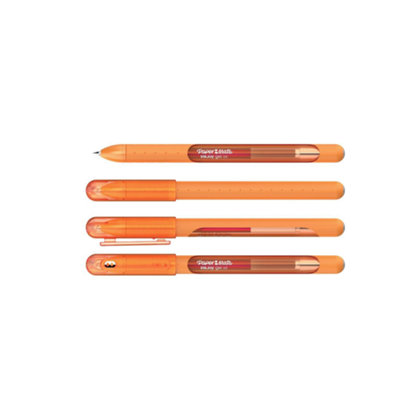 Accessotech 4X Orange Paper Mate Inkjoy 0.7mm Gel Pens Smooth Writing Retractable Gel Ink Pack from B&Q