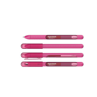 Accessotech 4 Pink Paper Mate Inkjoy 0.7mm Gel Pens Retractable Smooth Writing Pack from B&Q