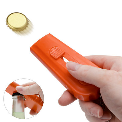 Accessotech Bottle Opener Cap Shooter Magnetic Opener Launcher Portable Party Bar Gadget Up To 5 Metres from B&Q