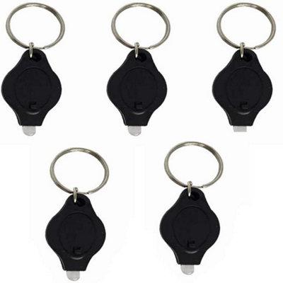Accessotech 5 Mini Led Light Keyrings Portable Torch Keychain For Keys Bags Camping And Emergency Use from B&Q