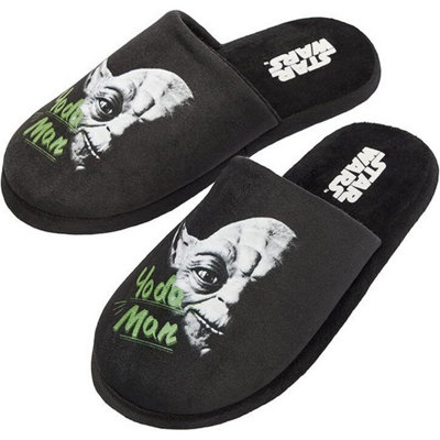 Accessotech Star Wars Slippers Size 7 Soft Comfortable Licensed Character Indoor Footwear