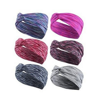Accessotech Sports Headbands Pack Of 6 Sweat Absorbing Elastic Bands For Gym Fitness And Running from B&Q