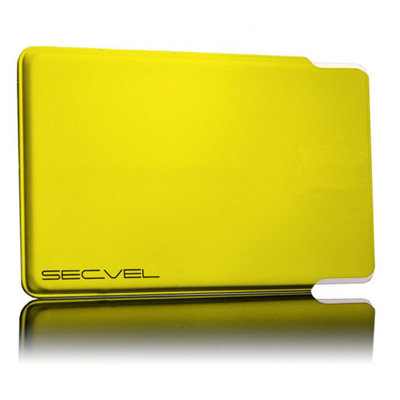 Accessotech Yellow Secvel Rfid Card Safety Sleeve Contactless Protection Cover For Bank Cards Id Nfc from B&Q