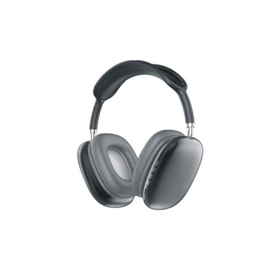 Accessotech Black Over Ear Bluetooth Wireless Headphones Adjustable Stereo Headset