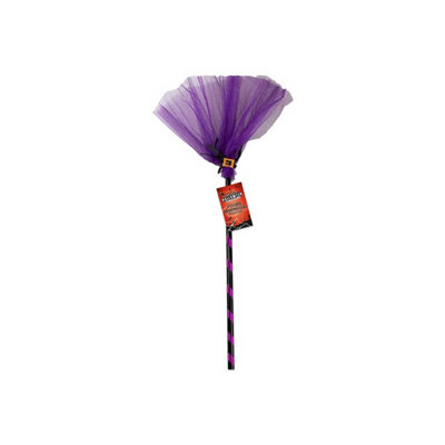 Accessotech Purple Witches Broomstick Halloween Costume Accessory Prop Decoration from B&Q