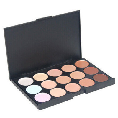 Accessotech 15 Colour Makeup Palette Cosmetic Set Cream Concealer For Face
