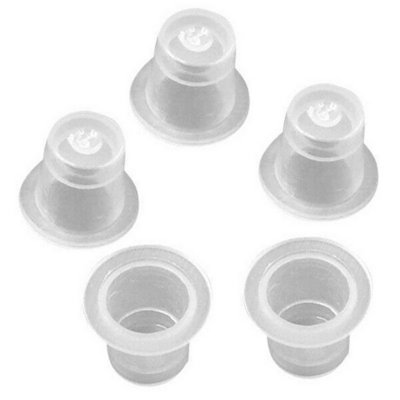Accessotech 100 Pack Small Tattoo Machine Ink Cups Disposable Ink Holders For Professional Or Personal Use from B&Q