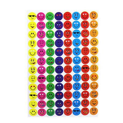 Accessotech 960 Childrens Face Reward Stickers Fun School Learning Incentives Pack from B&Q