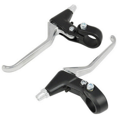 Accessotech Three Finger Bike Brake Levers Pack Of 2 Alloy Bicycle Replacement Levers For Mtb Bmx Hybrid Bikes from B&Q