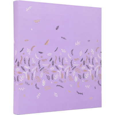 B&Q -  Lilac Pukkapad A4 Rollbound Ringbinder With 5-Part Dividers School Office Notebook