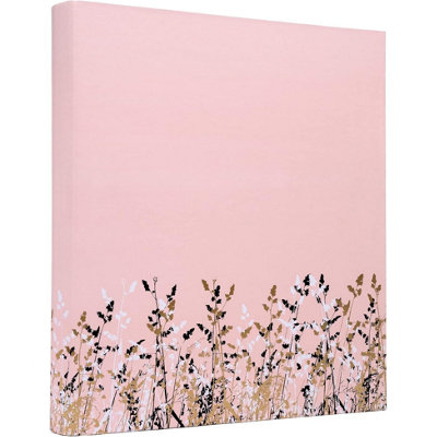 B&Q -  Pink Pukkapad A4 Rollbound Ringbinder With 5-Part Dividers School Office Notebook