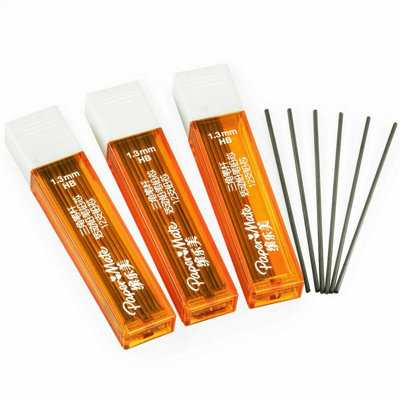B&Q -  Paper Mate Hb Pencil Lead Refills 1.3mm Pack Of 36 Smooth Writing Refill For Mechanical Pencils