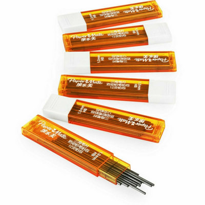 B&Q -  72 Pack Paper Mate Hb 1.3mm Pencil Lead Refills Smooth Writing Office School Home