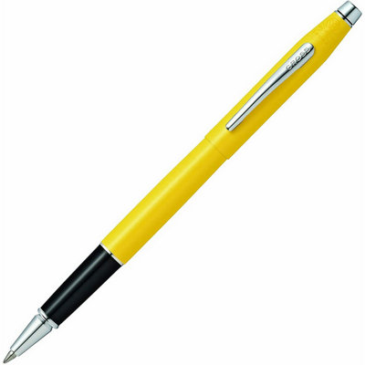 Accessotech Cross Classic Yellow Rollerball Pen Smooth Writing Professional Stationery from B&Q