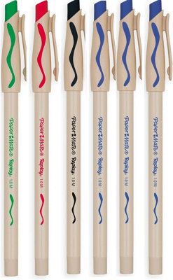 Accessotech Paper Mate Replay Ballpoint Pen Set Smooth Writing Pens For Office School Home And Professional Use