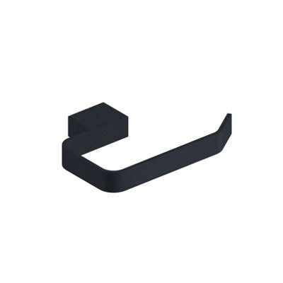 B&Q -  Matt Black Toilet Roller Holder