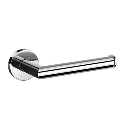 B&Q -  Delta Chrome Toilet Roll HolderWall Mounted Paper Holder In Chrome Plated Brass