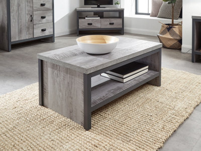 Gfw Boston Simple Coffee Table Grey from B&Q