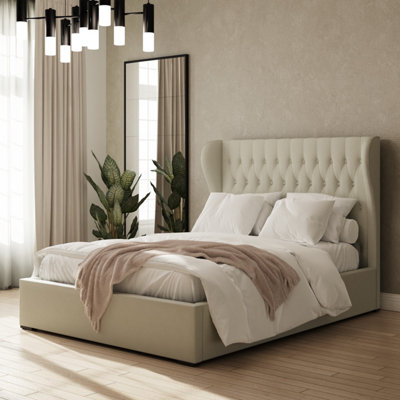  - Gfw Dakota Ottoman Storage Bed King Natural