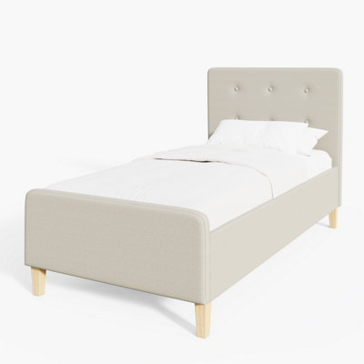 B&Q Beige Gfw Ashbourne Ottoman Storage Bed Single Natural 90Cm