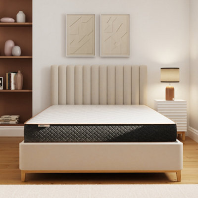 B&Q Sleepycastle Pocket Sprung Double Mattress 135Cm White