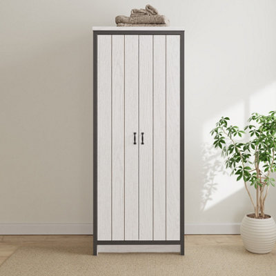 B&Q Gfw Boston 2 Door Wardrobe White