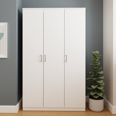 Gfw Bailey 3 Door Wardrobe - White - Image 6