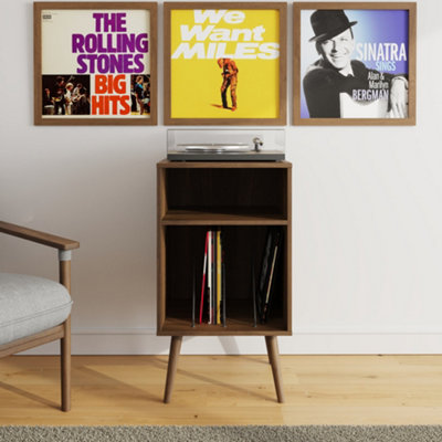  - Gfw Jaxon Compact Vinyl Turntable Stand Walnut - Image 11