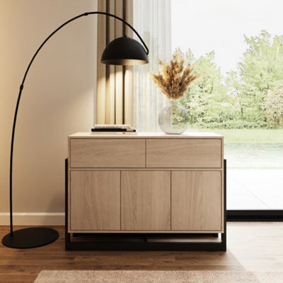 Gfw Taite 3 Door 2 Drawer Sideboard Oak from B&Q