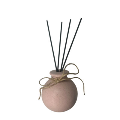 Round Reed Diffuser VasePink from B&Q
