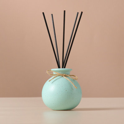 Round Reed Diffuser VaseGreen from B&Q