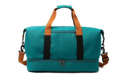 Overnight Luggage Weekender/gym Travel BagTurquoise from B&Q