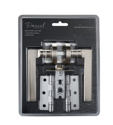 Livorno Rose Handle Latch Pack (Developer) from B&Q