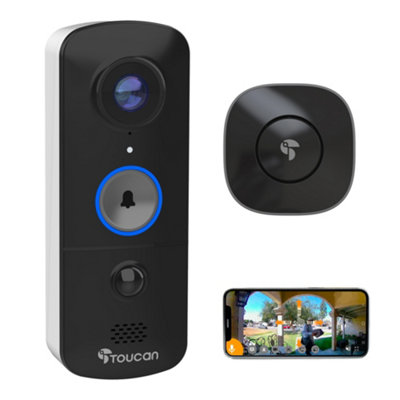 Toucan Wireless Video Doorbell V3 With Chime from B&Q