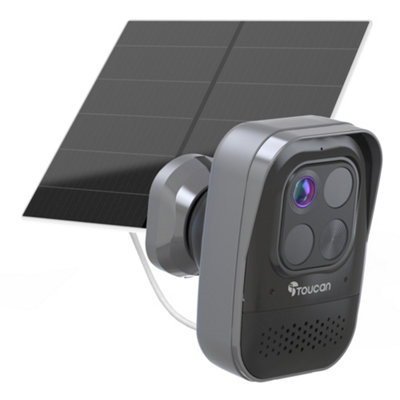 Toucan Pro Security Camera + Solar Panel Charger Bundle from B&Q