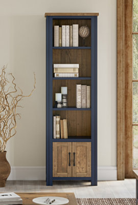 Baumhaus Splash Of BlueNarrow Bookcase from B&Q