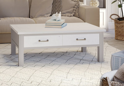 Baumhaus GreystoneCoffee Table With Four Drawers from B&Q