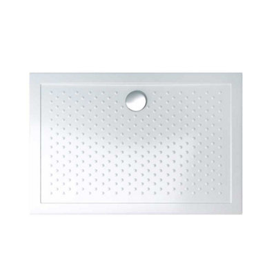 Durovin Bathrooms Acrylic Shower Tray Anti Slip Surface - Rectangular - 1100 X 800Mm