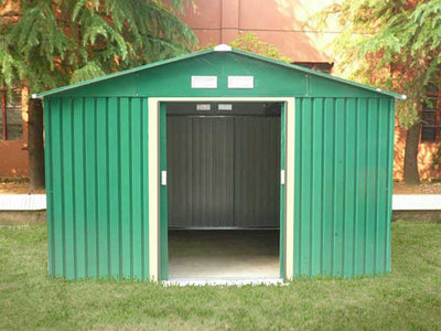 Dirty Pro Tools Metal Garden Shed External 9Ft 11