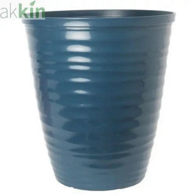 Polished Dune Planter 11"Lagoon Teal from B&Q