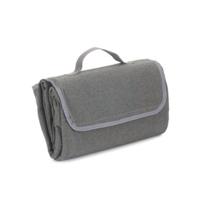 Red Hamper Red/Grey Hamper H165 Polyester Tweed Picnic Blanket 1Kg