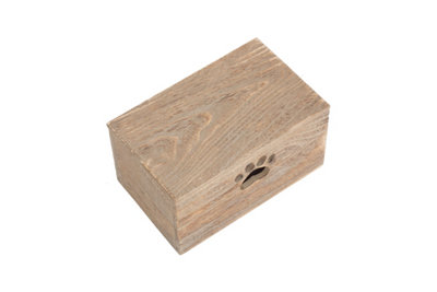 Hamper Wb073 Wooden Dog Treat Box Red