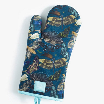Pure Table Top Kew Gardens Living Jewels Midnight Single Oven Glove from B&Q