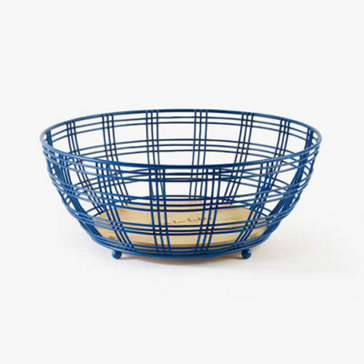 B&Q -  Sur La Table Colour Me Happy Blue Fruit Bowl