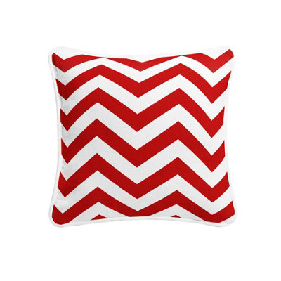 ARLinens Chevron Cushion Covers 100% Cotton Geometric Desin Zigzag Style Cushion Cases In 18X18" Pack Of 2 from B&Q