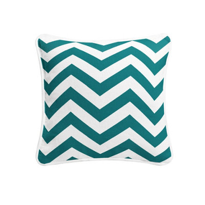 ARLinens Chevron Cushion Covers 100% Cotton Geometric Desin Zigzag Style Cushion Cases In 18X18" Pack Of 2 from B&Q